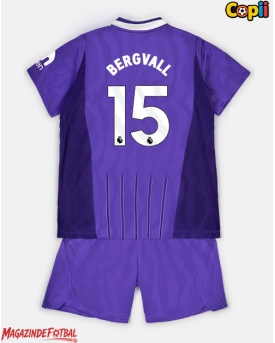 Tottenham Hotspur Lucas Bergvall #15 Echipament de Fotbal Replică 2026-27 Copii Treilea (+ Șorturi)